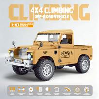 2026 New 1:10 Full Scale Pickup All Terrain Simulation Off Road Climbing Vehicle 15KM/H RC CAR 2.4G Remote Control 100M with LED