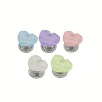 Self-Adhesive Toilet Press Button Heart Shaped Toilet Tank Button  Toilet Accessory 5 PC