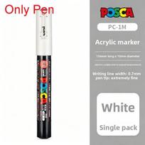 Mitsubishi Posca Acrylic Markers Set With Large Quantity For Art And Poster Decoration balta