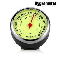 Car Interior Decoration Hygrometer Automobile Mechanics Thermometer Car Quartz Watch Car Clock A