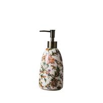 Hand Press Type Ceramic Hand Sanitizer Bottle Empty Liquid Soap Dispenser  Girl Friend Gift Style 4