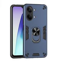 Military Armor Shockproof Case for Xiaomi Poco X8 Pro Max 5G Protective Cover Ring Stand Holder Fundas Coque Poco X8 Pro Max mėlyna