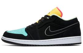 Jordan 1 Low Black Aurora Green Laser Orange CK3022-013 44.5