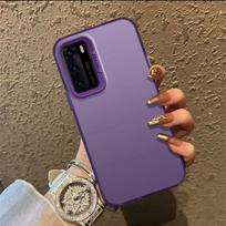 For Huawei P40 Case Huawei P40 Pro Phone Cover ANA-NX9 ELS-NX9 ELS-N04 Cases P40 P40 pro Luxury Metallic Aurora Skin Matte Cover Huawei P40 Pro