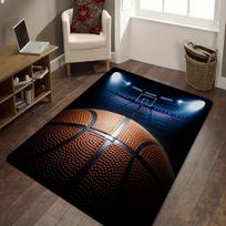 3D basketball scene Print Area Rugs Washable Carpets for Bedroom Kitchen Living Room Non Slip Floor Mats for Home Playroom Decor 40X60cm-16x24in