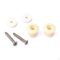 2 Pieces Plastic for Acoustic Electric Guitar Bass white