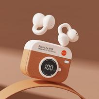 New Q87 retro camera wireless bluetooth headset ear clip type super long battery life