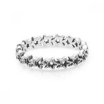 Pandora 190029c00 Moment Ashmetric Star Asymmetric Openwork Silver Ring 190029C00-48