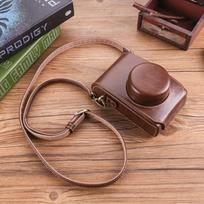 WEZHO Leather Camera Case for Fujifilm XE4 X100s X30 X100F LX100M2