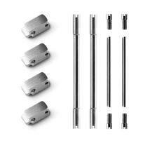 3.5mm Steel End Link Conversion Kit For AP Steel Strap To Rubber Leather Royal Oak Offshore Bracelet For 41mm 15400/15500 26331 3.5mm