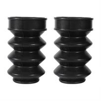39mm Rubber Fork Cover Gaiters Gators Boots For Sportster Dyna FX XL 883