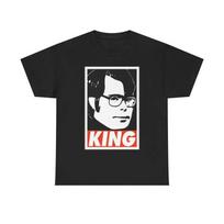 Stephen King T Shirt Retro Poster Horror Funny Scary Heavy Cotton S įvairiaspalvis