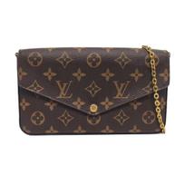 [Pre-Owned] Louis Vuitton Pochette FéLicie 'Brown Monogram Canvas' - Excellent #KJN4UO ONE SIZE