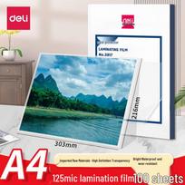 Deli A4 Lamination Film CN plug (adapter included)