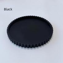 Round Silicone Decorative Plate Striped Necklaces Display Props Jewelry Storage Tray  Trinket S-Style 1