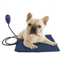 Warmer Pet Heating Pads Safety Indoor Cat Dog Pet Bed Electric Heating Blanket (Blue,GS plug) mėlyna