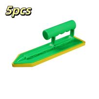 5pcs Plastic Handle Rubber Trowel Rubber Base Mosaic Joint Tool  Mosaic Joint Treatment žalia