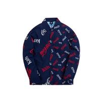 KITH X Coca Cola X Mitchell & Ness Coke Coaches Jacket MNBFJKKM19024-BLUE M
