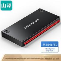 SAMZHE 24-Port FC Single-Mode Fiber Optic Terminal Box