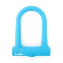 Ulac BROOKLYN Silicone Cover Bicycle U-Lock UL-SU3-02 LITE 76mm x 76mm×128mm mėlyna