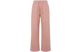 Jordan Flight Solid Color Lace Up Open Leg Opening Design Casual Fleece Lined Wide Leg Knitted Sweatpants Women's FD7225-618 XL