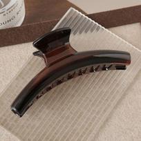 Flower And Junior Grab Clip Imitation Acetate Black Hair Grab Large Size Plate Hairpin Shark Clip Broken Hair