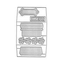 Carbon Steel Envelope Flower Template DIY Journal Planner Dies  Handmade Decoration 4.06x6.46in