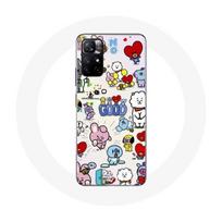 Case - Maniacase - Xiaomi Redmi Note 11s 5G - BTS Bangtan Sonyeondan - Silicone - Soft juoda