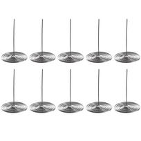 10 Pcs Teapot Spout Filter Residue Strainer Insert Infuser Nozzle Spring Stainless Steel 5.5X2.8CM