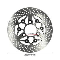 Brake Discs 220mm Thickened Metal Bicycle Rotors For Braking Bicycle Disc Brake Rotor Electric Scooter Disc Brake For Mountain gray