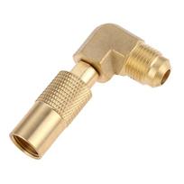 Low Pressure 3/8  Male Flare Propane Elbow Adapter For 17'' and 22''