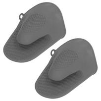 2pcs Oven Mitts Mini Silicone Thickened Anti Scalding Cooking Pinch Mitts for Kitchen pilka