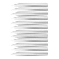 12Pieces Stainless Steel Lab Spatula Round Pointed Scoop Laboratory Sampling Spoon Mixing Spatula for Powders Pastes