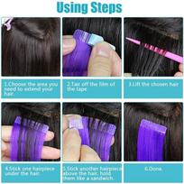 3M Cut Dvipusė Lipni Super Juosta Plaukų Priauginimui Juostele (Skin Weft) one size