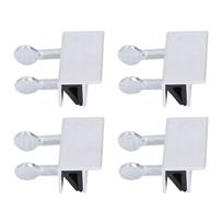 12PCS Sliding Window Security Lock Aluminum Alloy Vertical Horizontal Use for Patio Sliding Glass Door