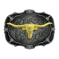Medieval Ages Belt Buckles with Bull Replacement Western Cowboy Style