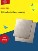 High-Purity Nickel Anode Plate and Pure Nickel Rod Size: 100x100 mm, Thickness: 1.0 mm