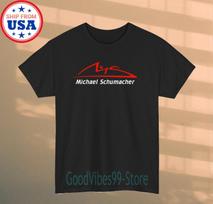 Schumi lenktynių legenda Michaelis Schumacher Vyriškas Juodas Dydis S-5XL 4XL