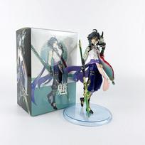 Anime Figure Genshin Impact Xiao Vigilant Yaksha Genshin Impact Klee Action Figure Paimon Qiqi Model Collectible Doll Toys With box