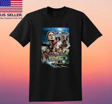 Back to The Future Movie Men's Black Size S-5XL S