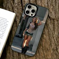 Tate McRae dėklas telefonui iPhone 17,16,15,14,13,12,11 Plus,Pro Max,XS, Spalvingas Sidabrinis Juodas Dangtelis iPhone11ProMax black