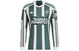 Adidas Manchester United 23/24 Long Sleeve Away Jersey IA7223 XS gray