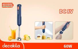 Rankinis belaidis trintuvas Decakila, 60 W, mėlynas