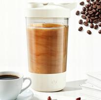 Automatinis kavos maišytuvas, 400 ml, baltas, atsparus karščiui, PP plastikas