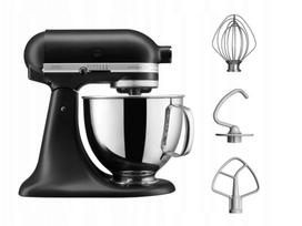 Virtuvinis kombainas KITCHENAID Artisan 5KSM125EBM, 300 W, juodas