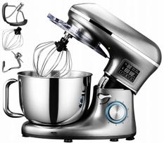 Virtuvinis kombainas KERCH MYCHEF su kaitinamu dubeniu, pilkas, 6,2 l