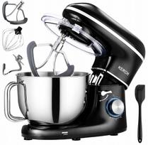 Virtuvinis planetinis maišytuvas KERCH MYCHEF, 4000 W, 6,2 l, juodas