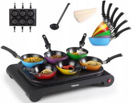 Elektrinis raclette grilis su keptuvėlėmis, 6 asmenims