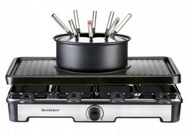 Elektrinė raclette ir fondiu keptuvė Silvercrest SRGF 1400 A2, 8 asm.