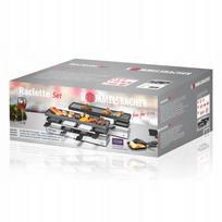 Stalinis raclette grilis ROMMELSBACHER RC 1600, 4+4, 1590 W, Xylan Plus